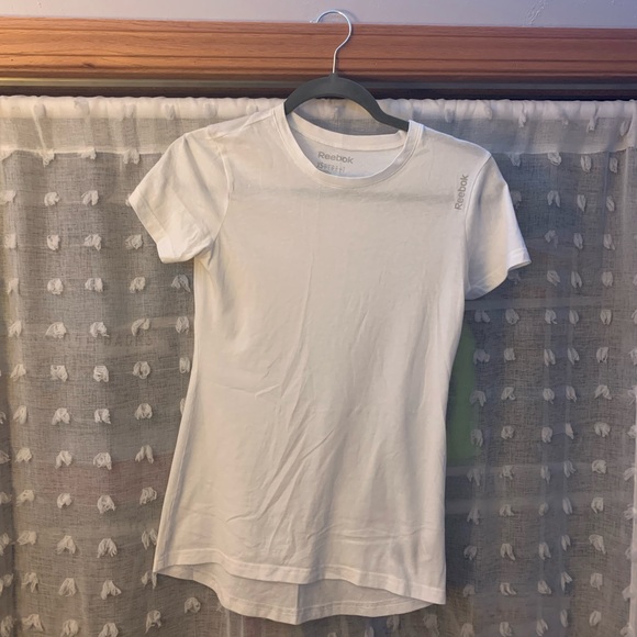 3 Reebok tees- 1 white, 1 pink, 1 blue - Picture 3 of 5